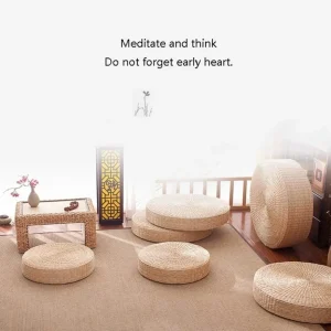 2 Pack Tatami Floor Pillow Sitting Cushion