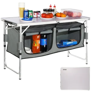 Camping Kitchen Table  for Outdoor Picnics BBQ Camping RV Traveling