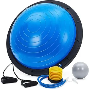 Half Exercise Ball Trainer with Non-Slip Base